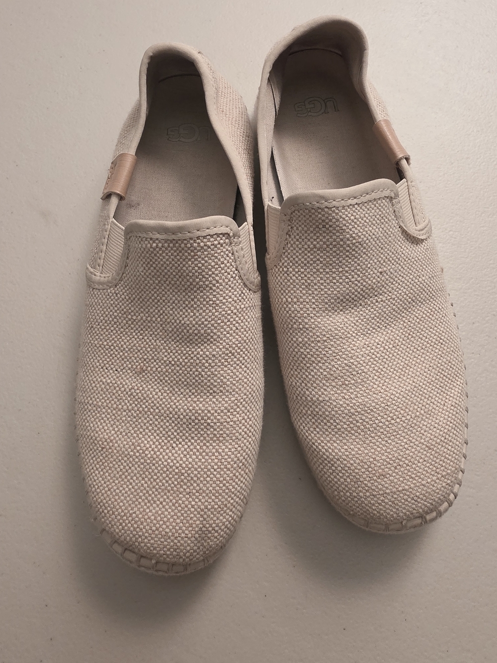 UGG Women's Slip-On Casual Sneaker in Light Beige - Picture 2 of 9